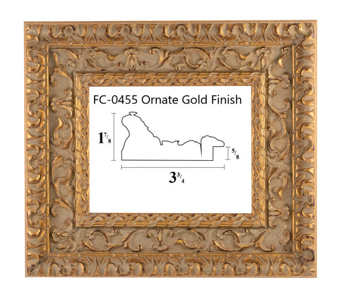 FC-0455 Ornate Gold Finish