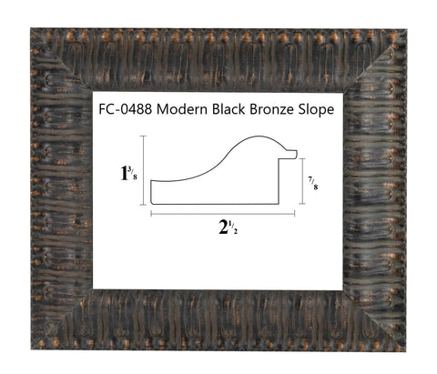 FC-0488 Modern Black Bronze Slope