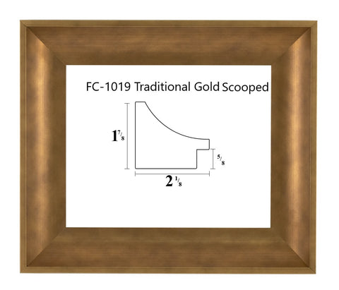 FC-1019 Traditional Gold Scoop