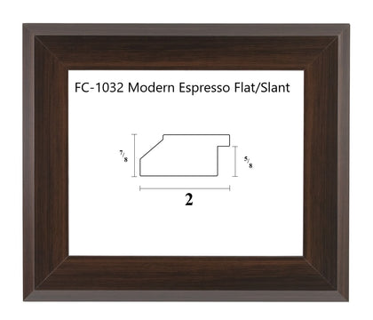 FC-1032 Modern Espresso Flat/Slant