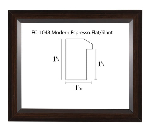 FC-1048 Modern Espresso Flat/Slant