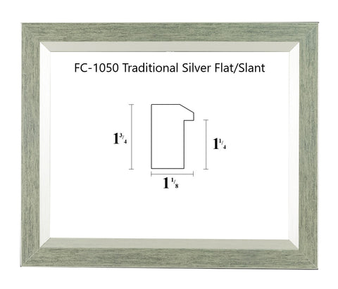 FC-1050 Traditional Silver Flat/Slant