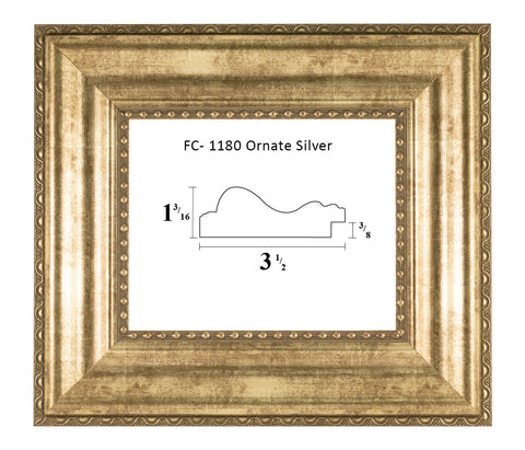 FC-1180  Ornate Silver