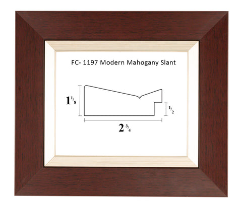 FC-1197 Modern Mahogany Slant