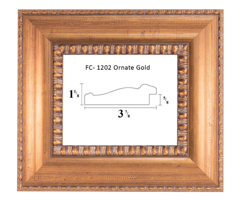 FC-1202  Ornate Gold