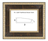 FC-1205 Traditional Brown Slant