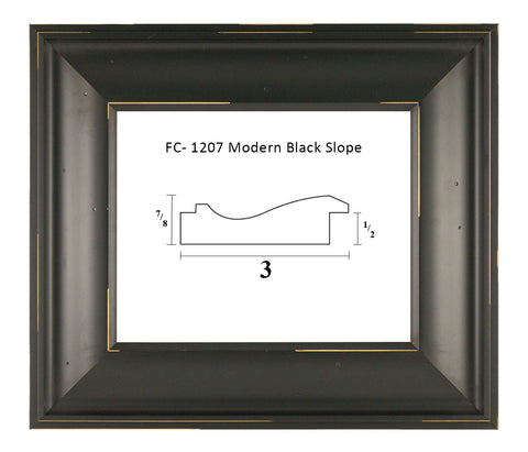 FC-1207 Modern Black Slope