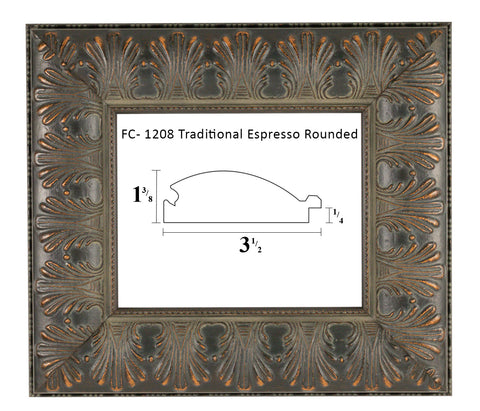 FC-1208 Traditional Espresso Rounded