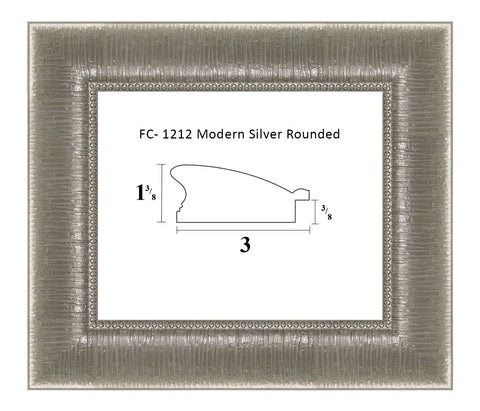 FC-1212 Modern Silver Rounded